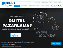 Tablet Screenshot of bonusmedya.com
